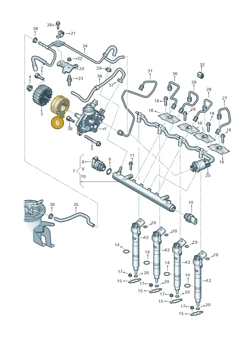03L130227 — SEAT Ibiza Reference (2008-2011) diagram 634130400, position 6
