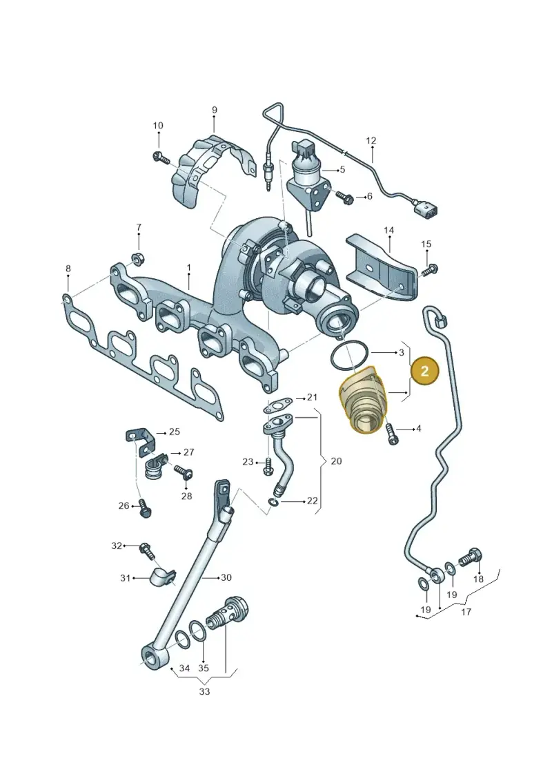 03L131111R — SEAT Altea XL Reference (2010-2013) diagram 650145750, position 2