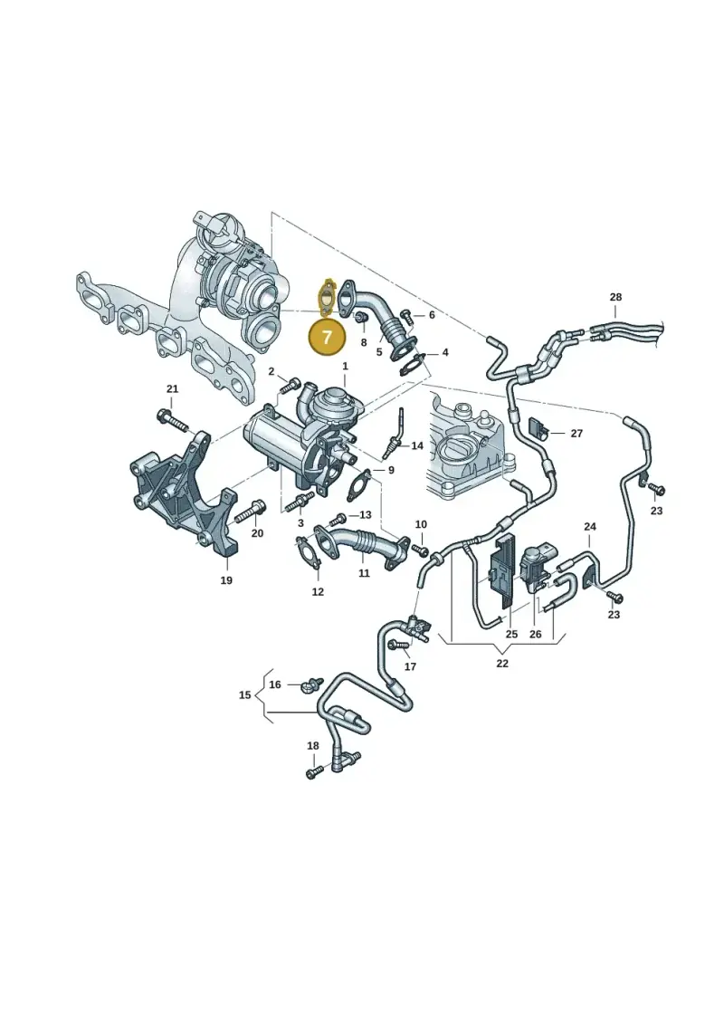 03L131547L — SEAT Leon style (2019-) diagram 2ka131110, position 7