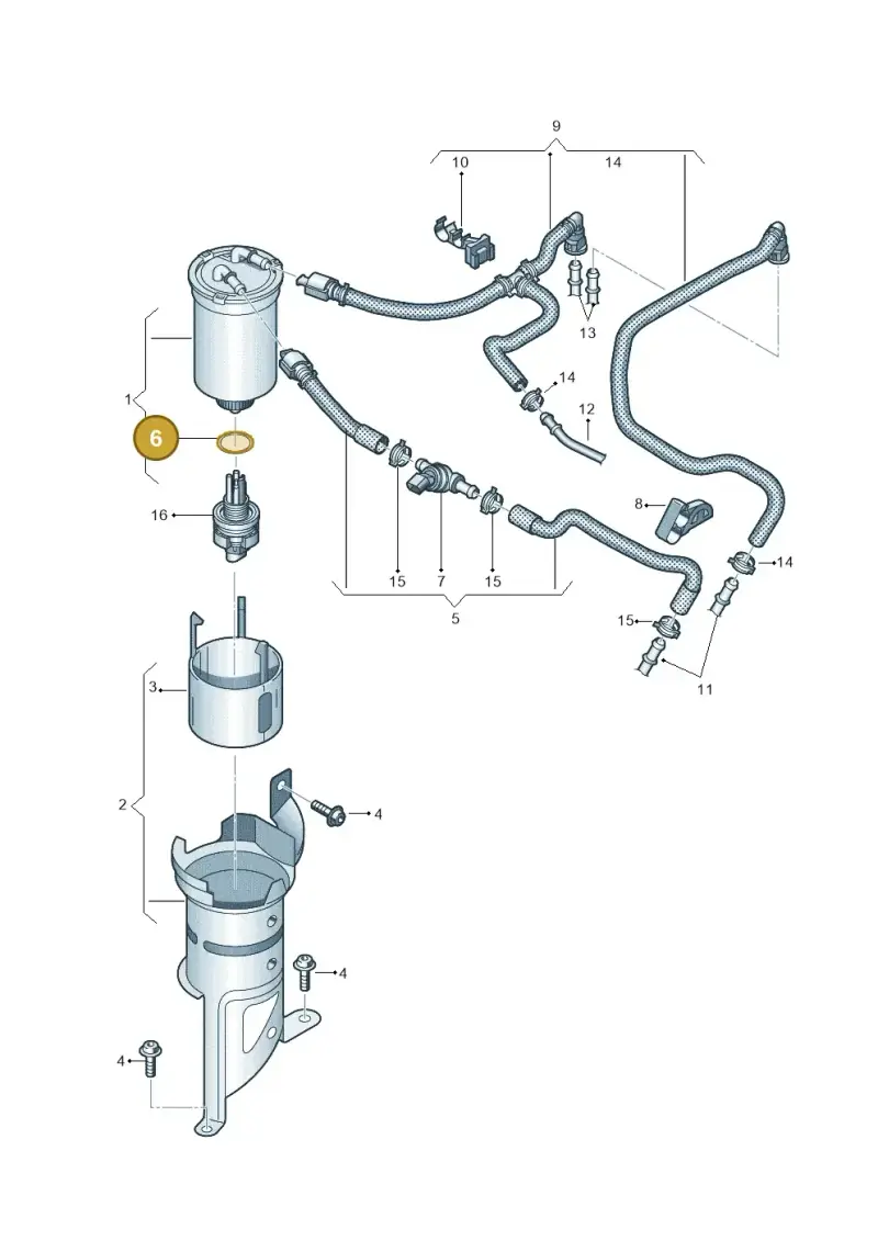 03P103196 — SEAT Ibiza Stylance (2015-) diagram 773127100, position 6