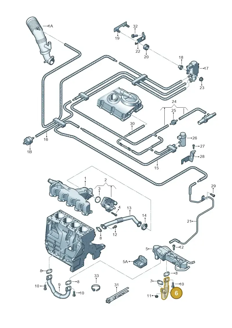 03P131521E — SEAT Toledo Reference (2012-2015) diagram 672131300, position 6