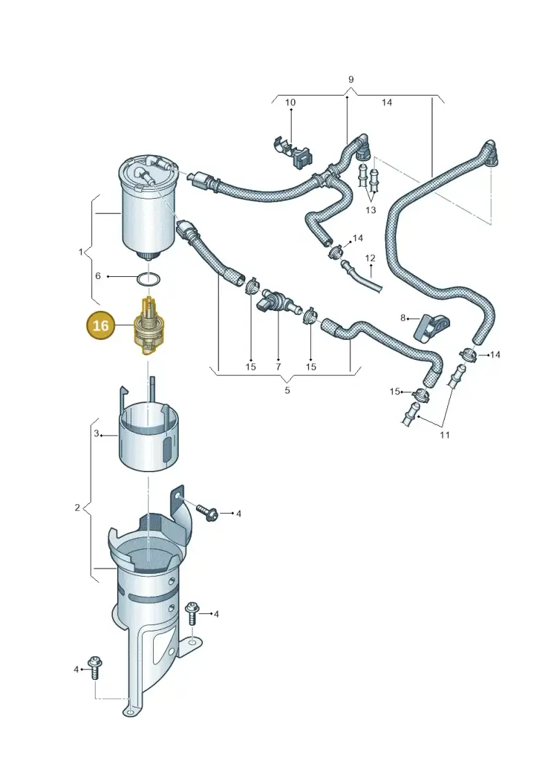03P907666B — SEAT Ibiza Stylance (2015-) diagram 773127100, position 16