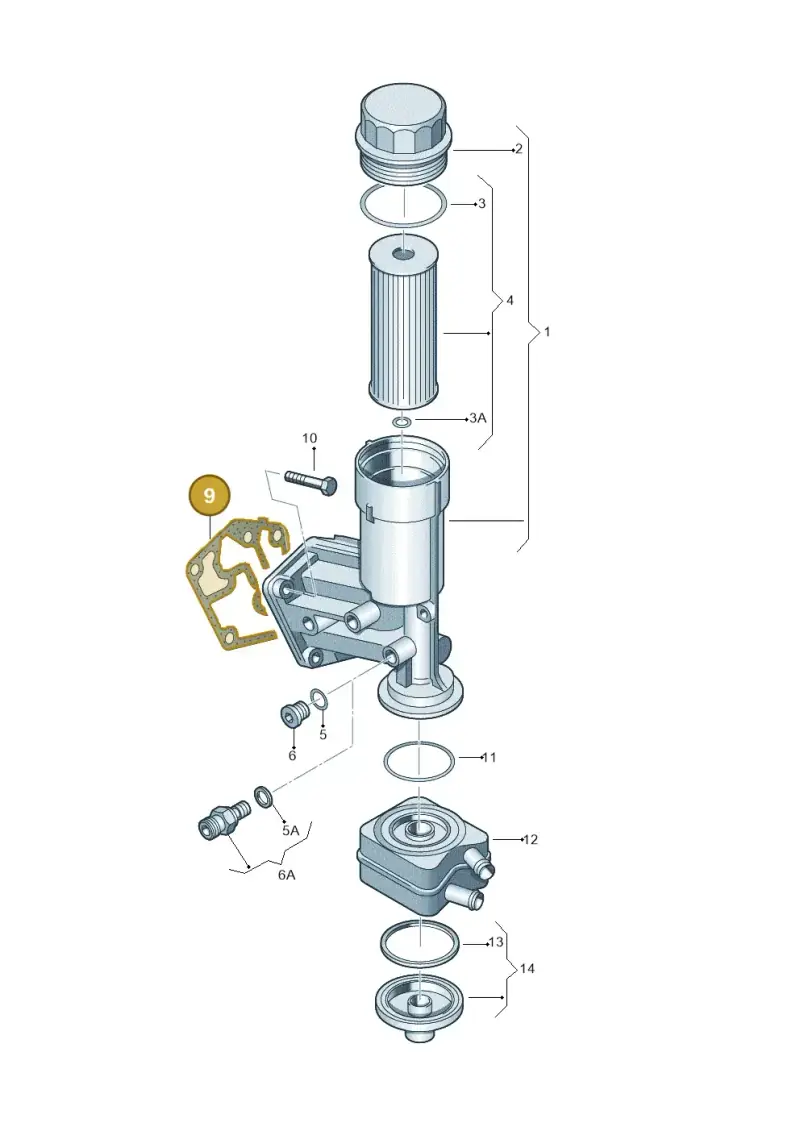 045115441 — SEAT Altea XL Reference (2010-2013) diagram 194115600, position 9