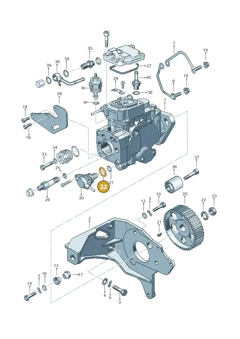 046130684A — SEAT AROSA (2003-2004) diagram 121130200, position 32