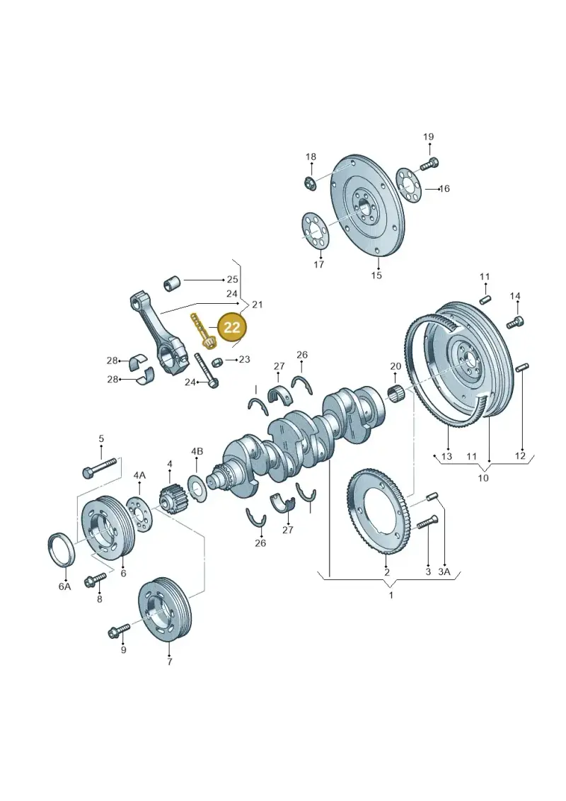 048105425 — SEAT Alhambra (2006-2010) diagram 194105150, position 22
