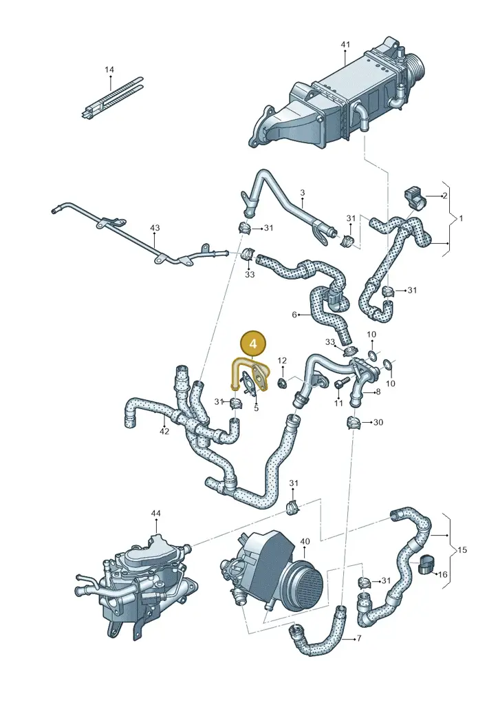 04B121064 — SEAT Ibiza Stylance (2015-) diagram 792121120, position 4