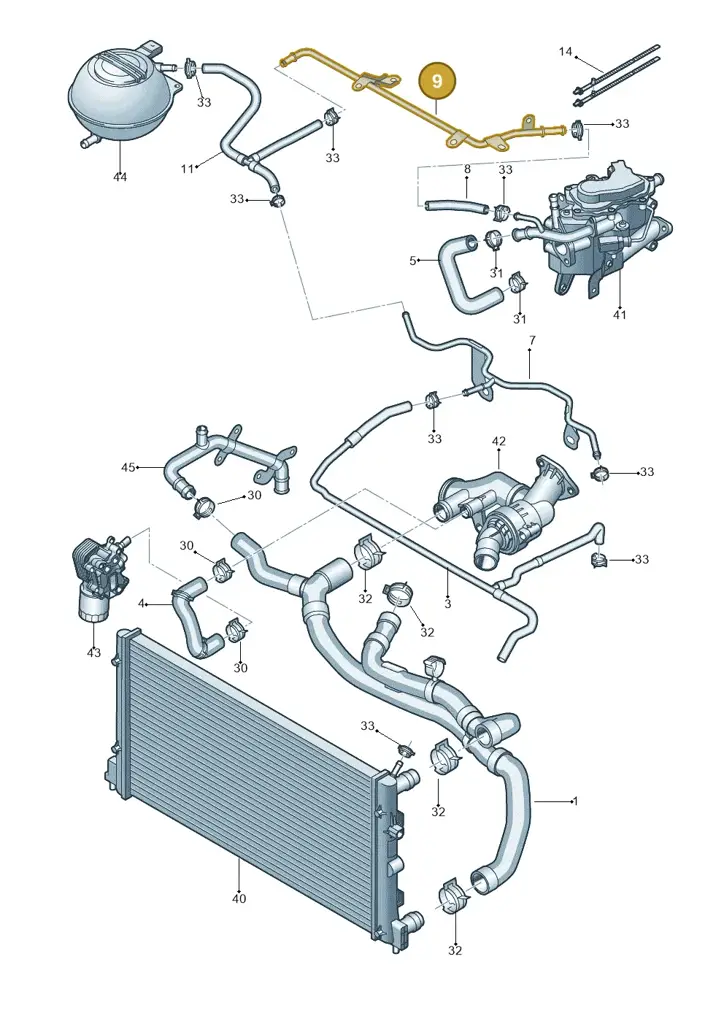 04B121070A — SEAT Ibiza Stylance (2015-) diagram 773121410, position 9