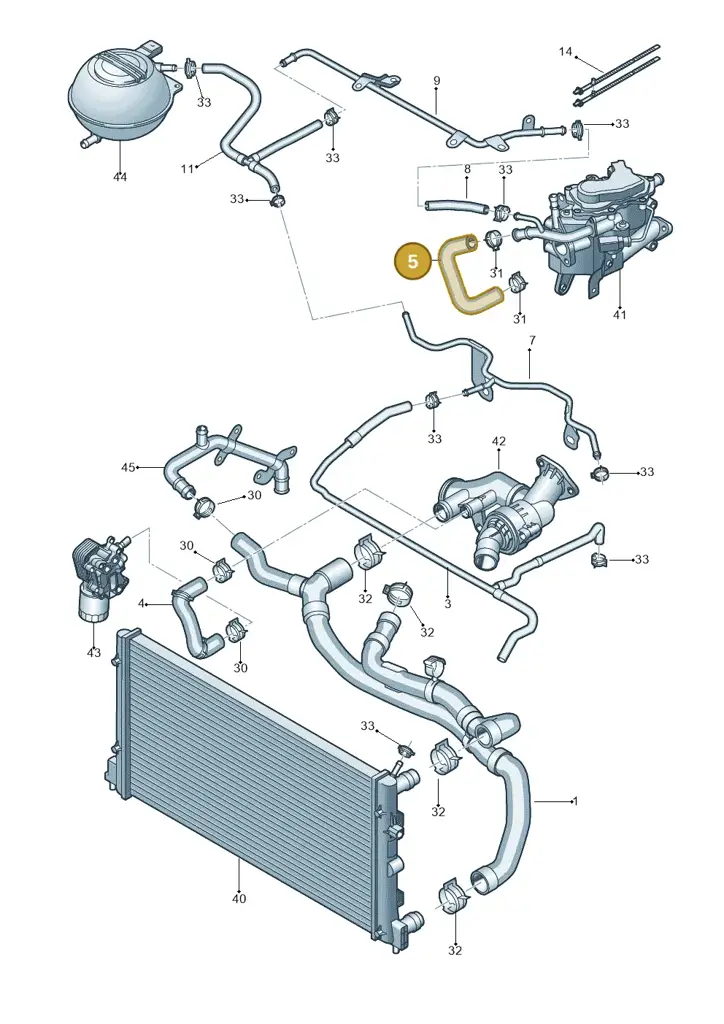 04B121101B — SEAT Ibiza Stylance (2015-) diagram 773121410, position 5