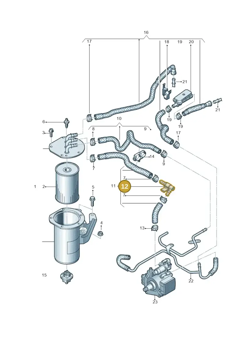 04B906054G — SEAT Leon style (2019-) diagram 884127200, position 12