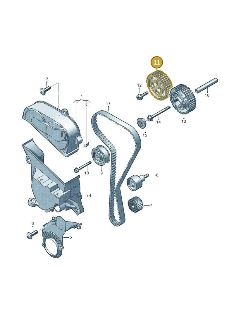 04C109111B — SEAT Leon style (2019-) diagram 723109300, position 11