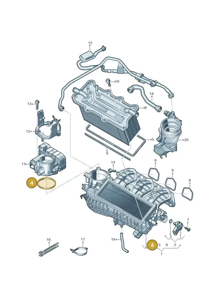 04C133073 — SEAT Arona FR (2017-) diagram 587133002, position 4