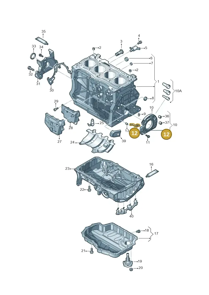 04C906433G — SEAT Formentor TSI CUPRA (2020-) diagram 827103017, position 12