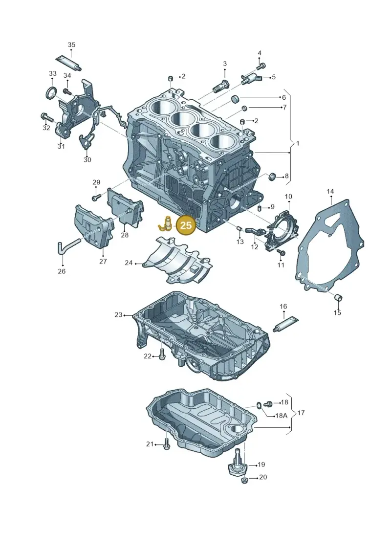 04E103157E — SEAT Leon style (2019-) diagram 747103120, position 25