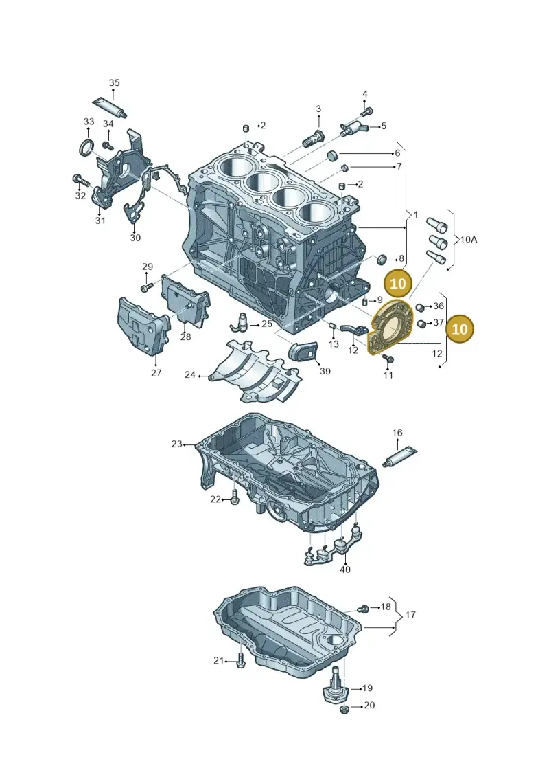 04E103170Q — SEAT Formentor TSI CUPRA (2020-) diagram 827103017, position 10