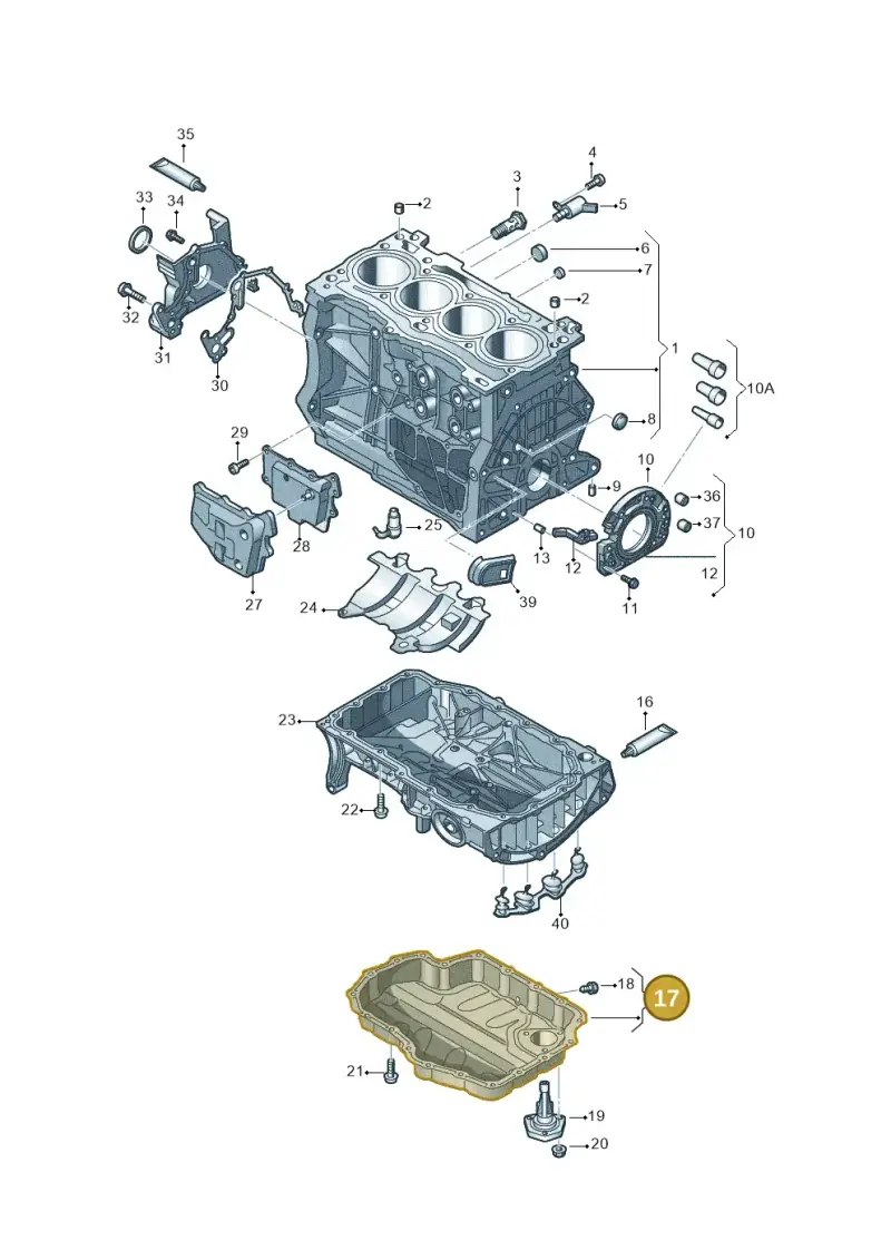 04E103602H — SEAT Formentor TSI CUPRA (2020-) diagram 827103017, position 17
