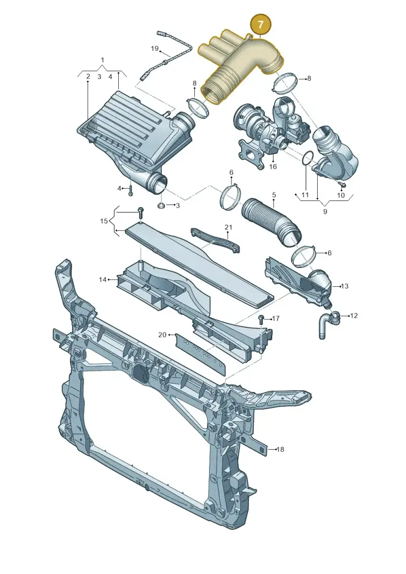 04E129651C — SEAT Tarraco FR (2018-2024) diagram 746129000, position 7