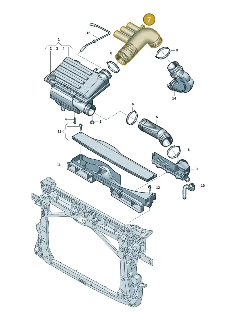 04E129651K — SEAT Formentor TSI CUPRA (2020-) diagram 7t0129040, position 7