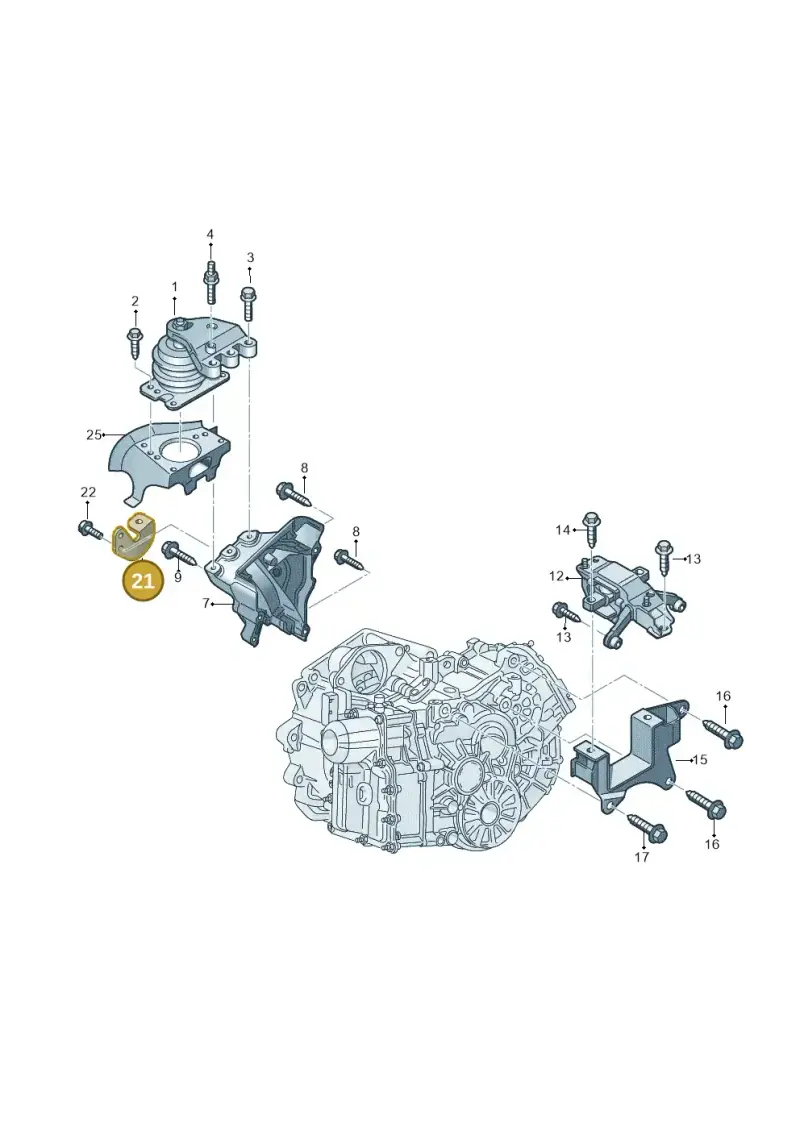 04E199207L — SEAT Toledo Reference (2015-2019) diagram 773199300, position 21