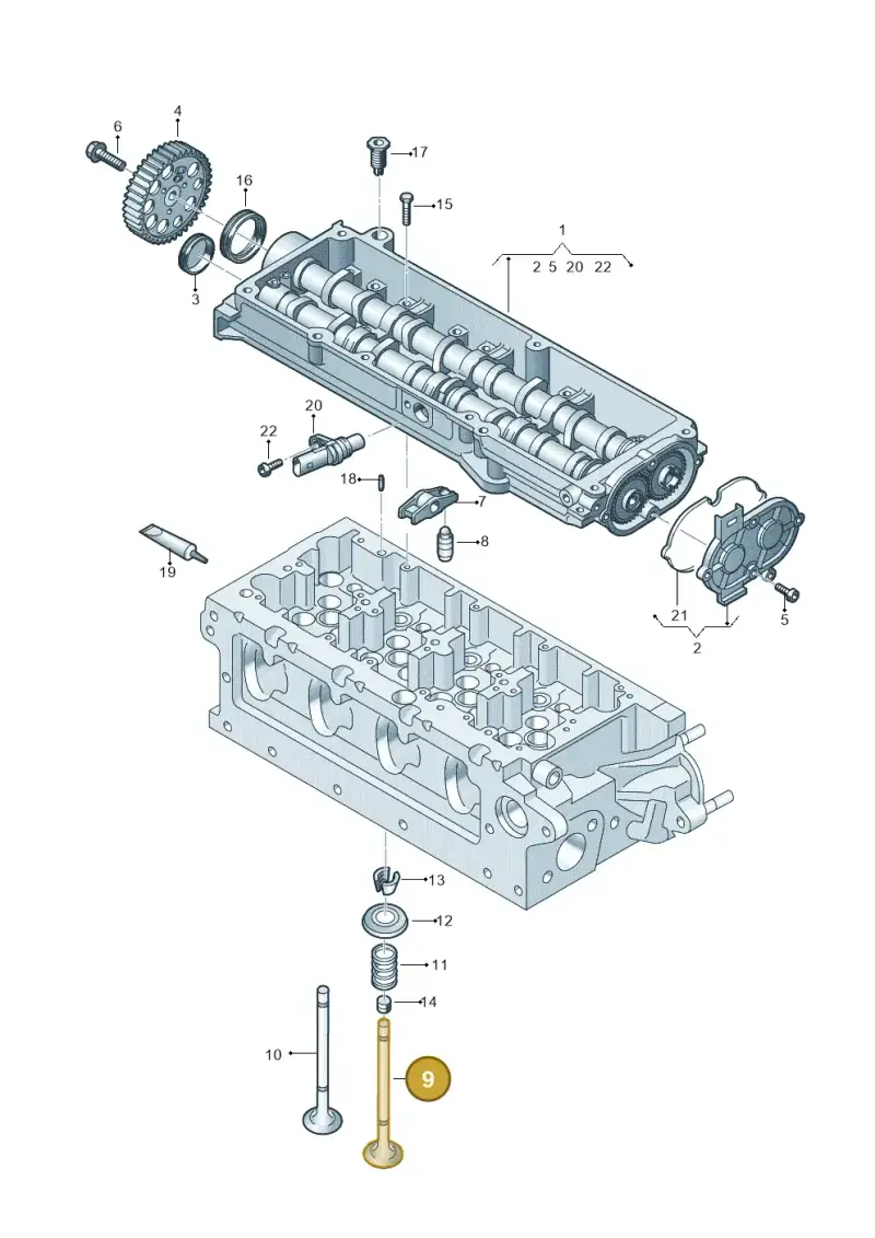 04L109601B — SEAT Leon ST Stylance (2016-2020) diagram 745109500, position 9