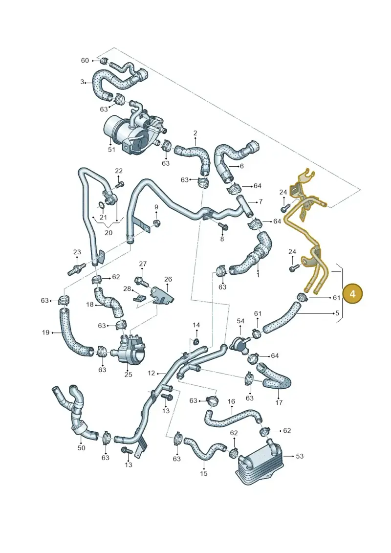 04L121070AB — SEAT Leon style (2019-) diagram 745121590, position 4