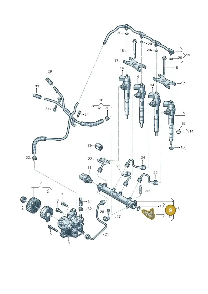 04L130764B — SEAT Leon style (2019-) diagram 793130020, position 9