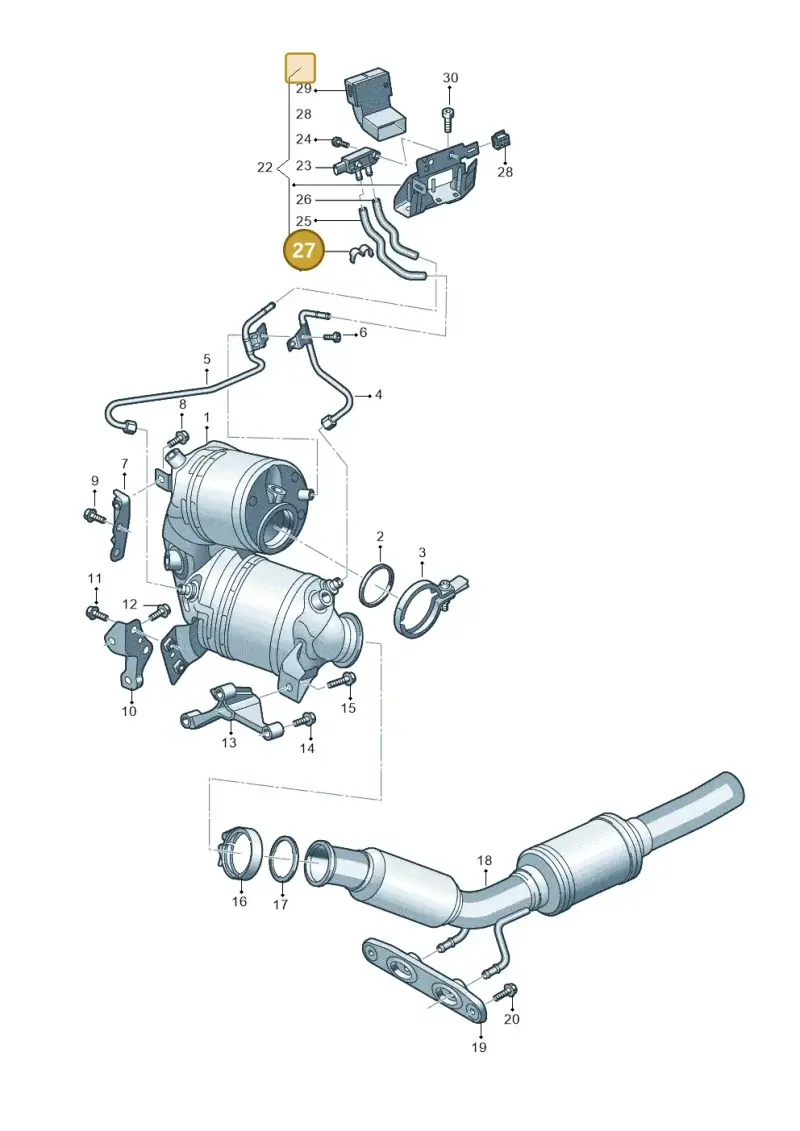 04L131213E — SEAT Ateca Style (2016-) diagram 813253026, position 27