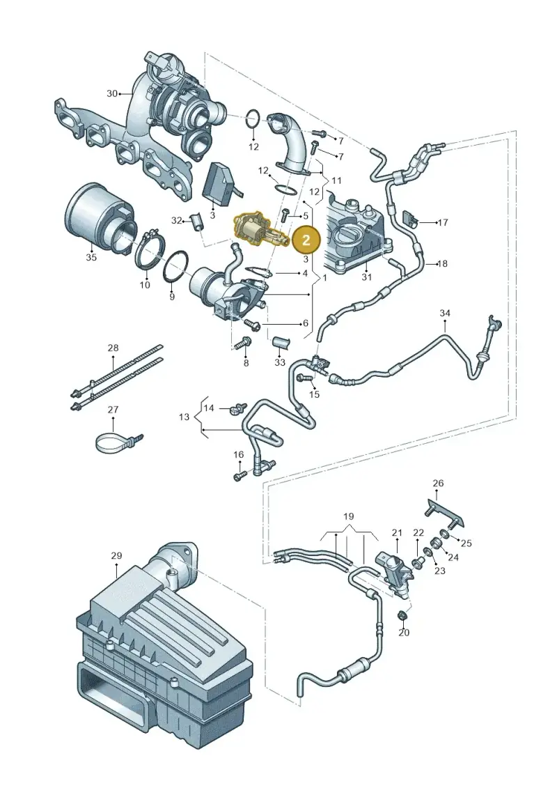 04L131501L — SEAT Toledo Reference (2012-2015) diagram 786131400, position 2