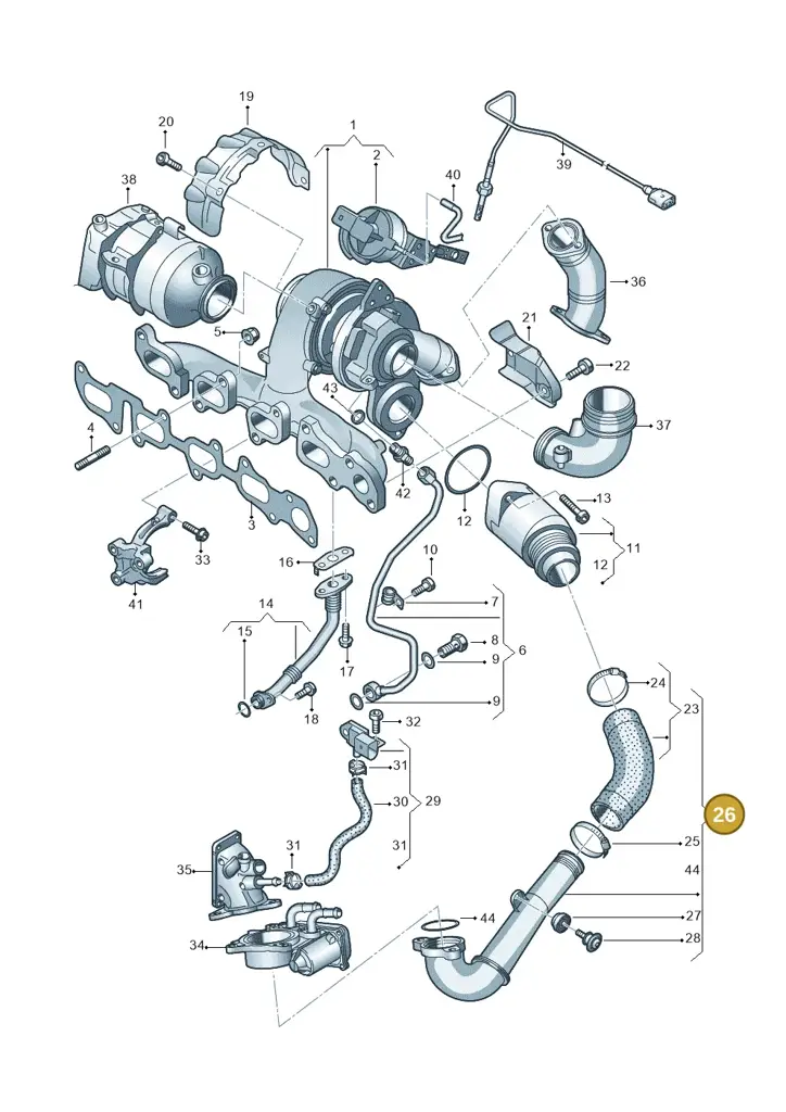 04L145762AM — SEAT Toledo Reference (2015-2019) diagram 786145600, position 26