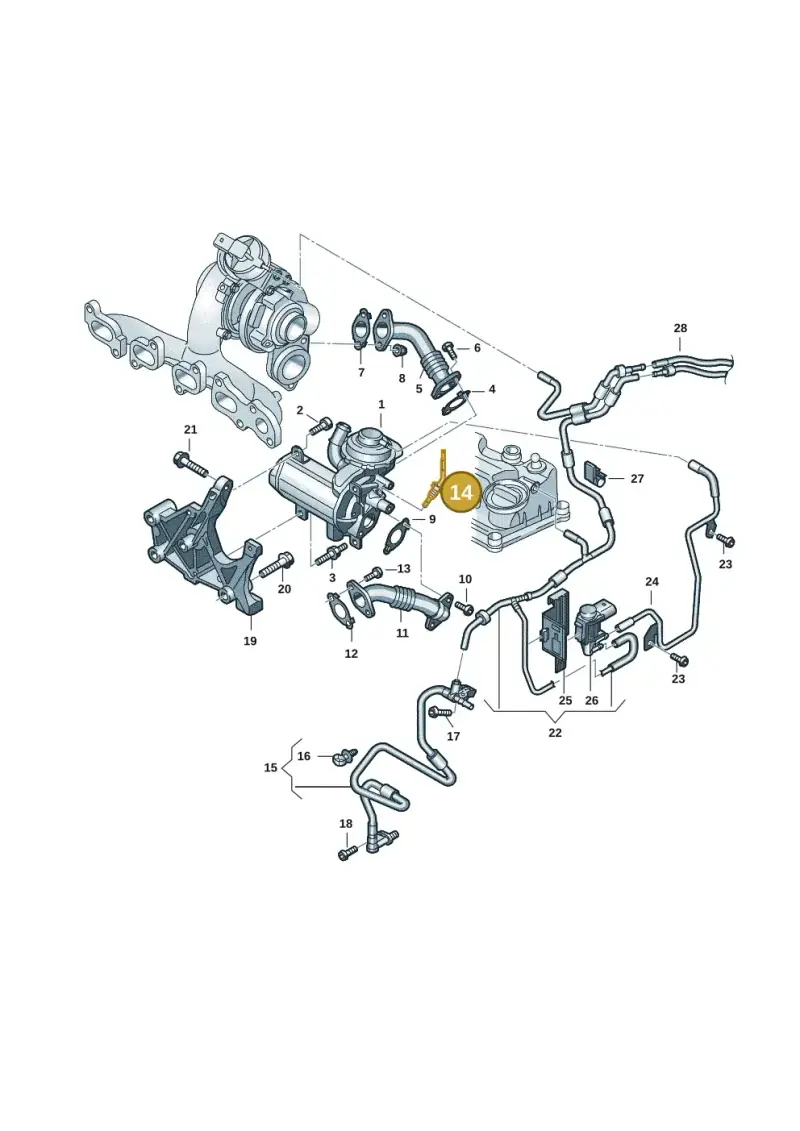 04L906088AK — SEAT Leon style (2019-) diagram 2ka131110, position 14
