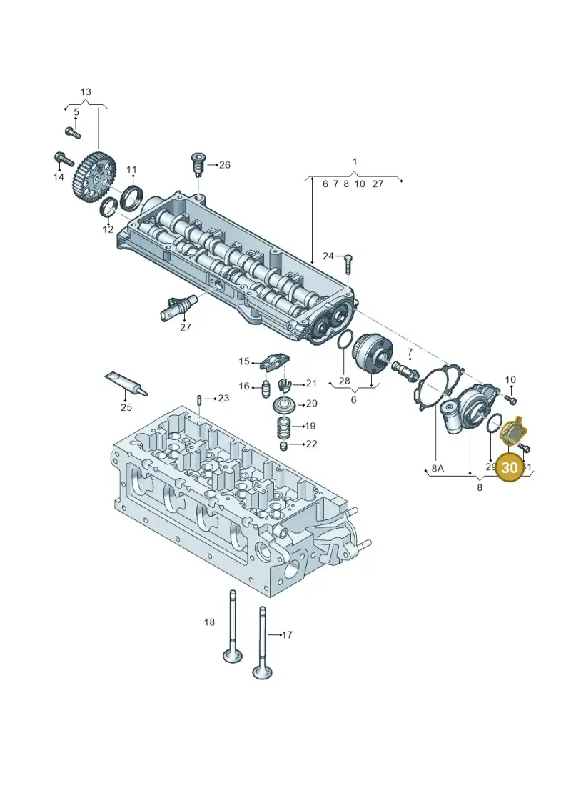 04L906423 — SEAT Alhambra Stylance (2015-2022) diagram 780109250, position 30