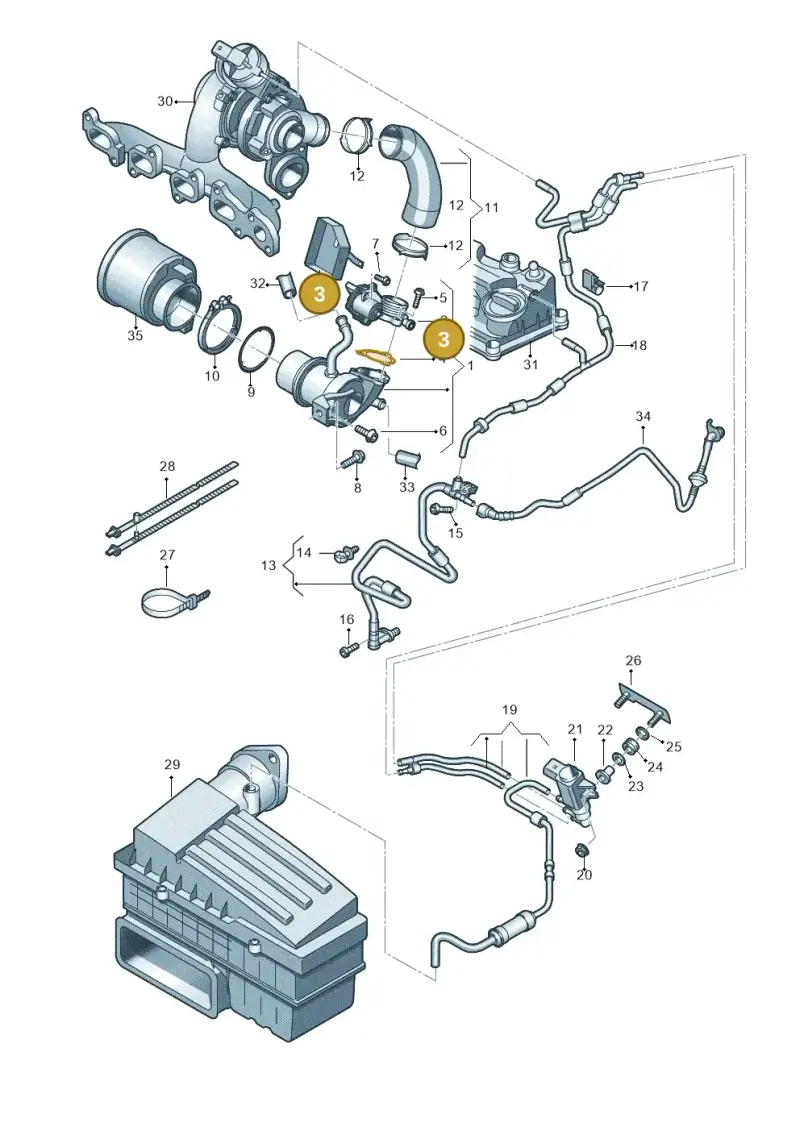 04L971461AN — SEAT Leon ST Stylance (2016-2020) diagram 746131400, position 3