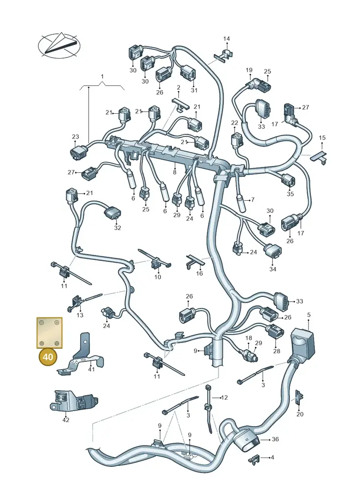 04L971461AN — SEAT Tarraco FR (2018-2024) diagram 793971250, position 40