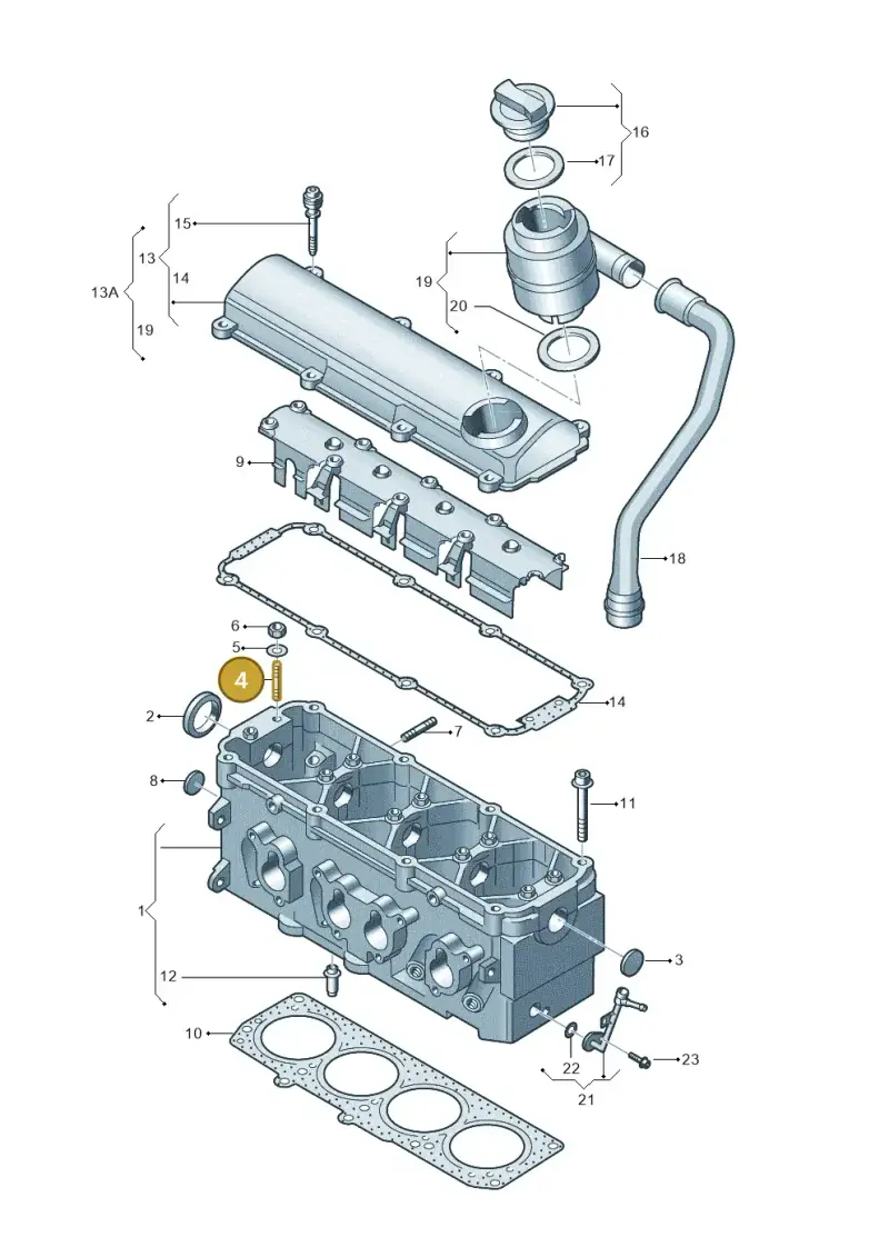 056103397 — SEAT Altea XL Reference (2013-2013) diagram 209103470, position 4