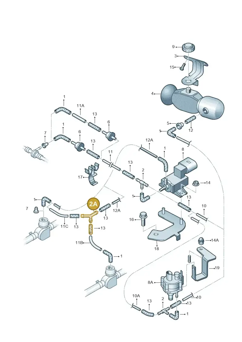 056129971 — SEAT Alhambra (2006-2010) diagram 244819250, position 2A