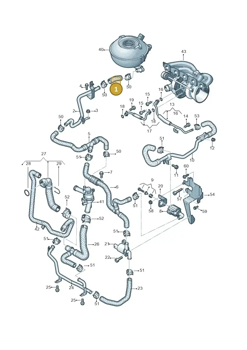 057121057C — SEAT Formentor TSI CUPRA (2020-) diagram 898121310, position 1