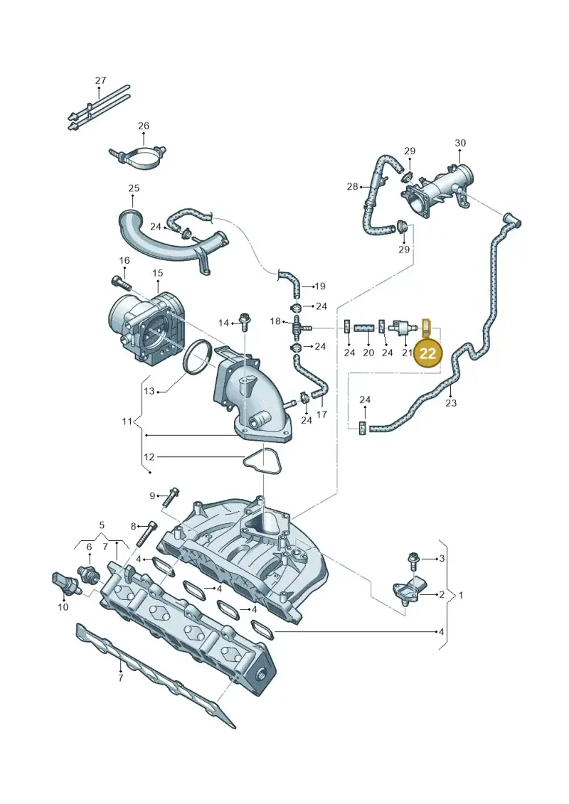 058133459 — SEAT Alhambra Stylance (2010-2013) diagram 689133100, position 22