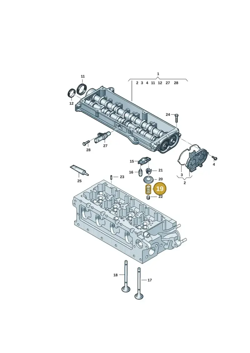 059109633N — SEAT Leon style (2019-) diagram 884109045, position 19