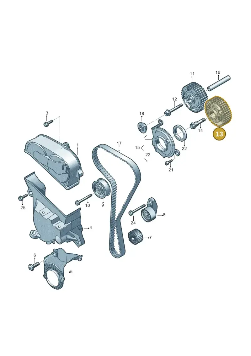 05E109088F — SEAT Formentor TSI CUPRA (2020-) diagram 813109050, position 13