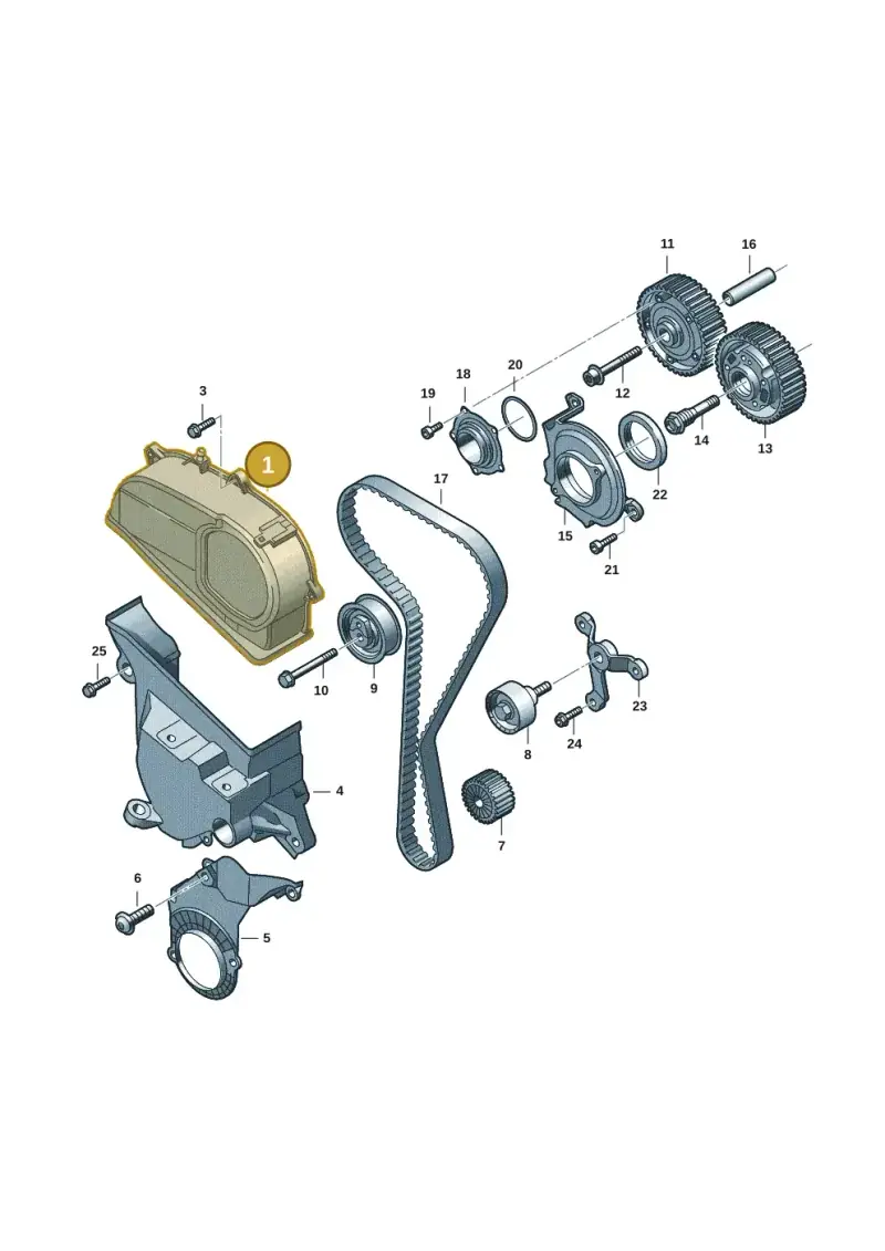 05E109108P — SEAT Formentor TSI CUPRA (2020-) diagram 2ka109010, position 1