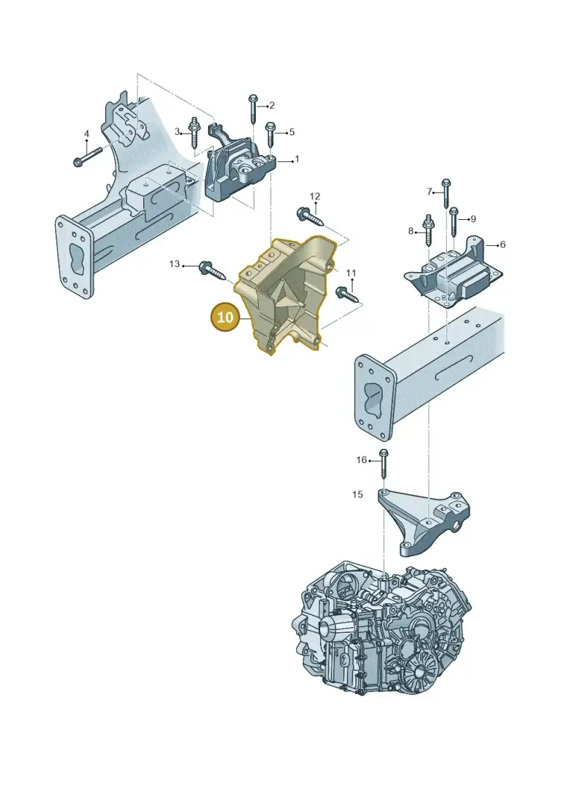 05E199275E — SEAT Formentor TSI CUPRA (2020-) diagram 746199350, position 10