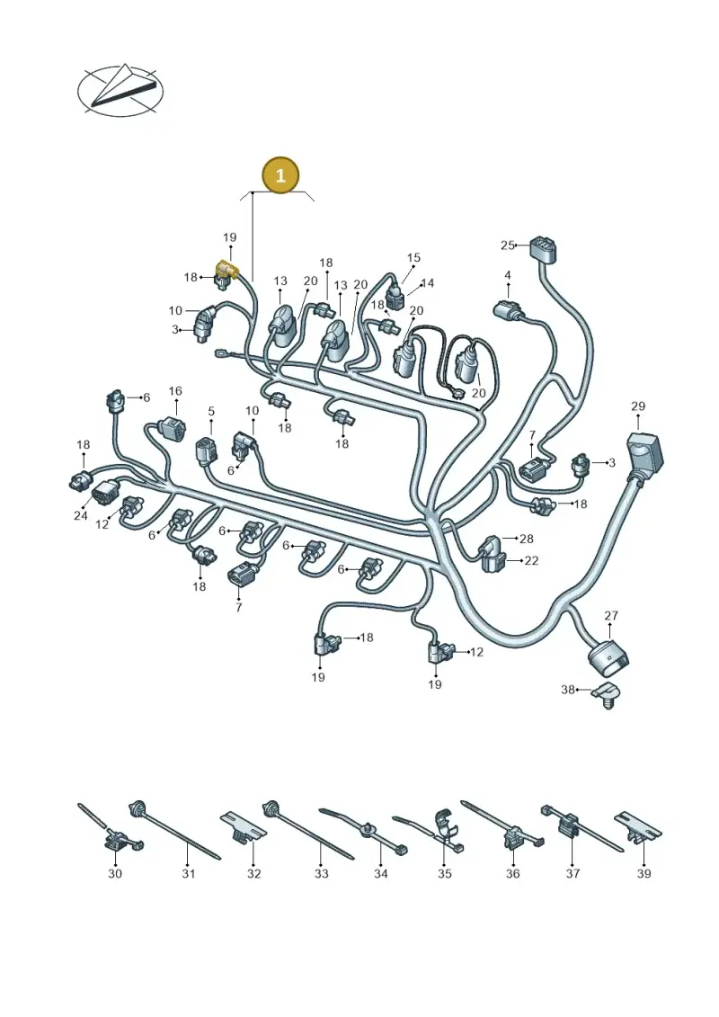 05E972610B — SEAT Formentor TSI CUPRA (2020-) diagram 5h0971010, position 1