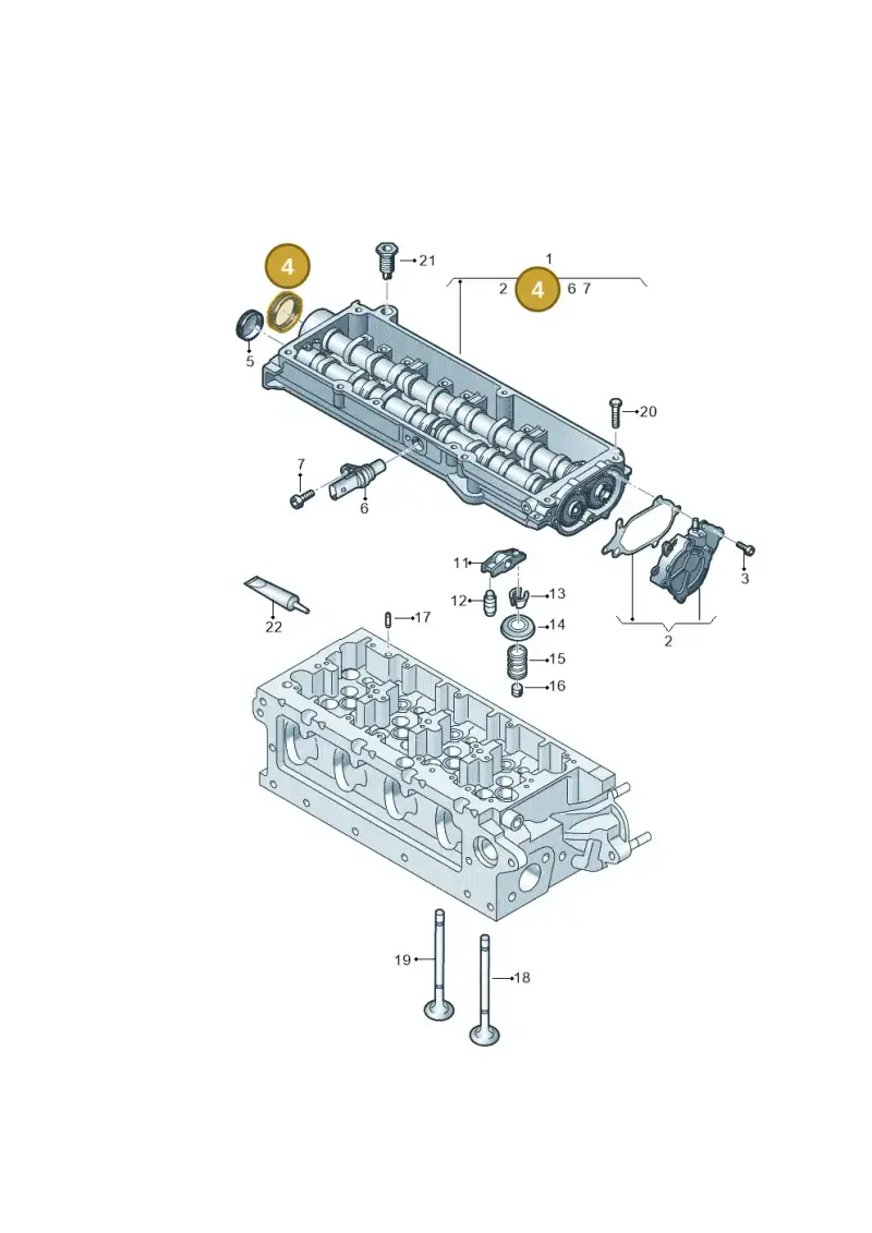 05L103085C — SEAT Formentor TSI CUPRA (2020-) diagram 813109046, position 4