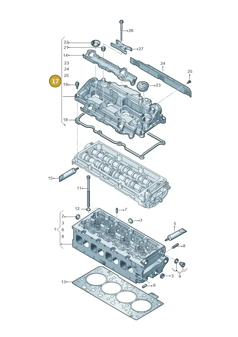 05L103469D — SEAT Formentor TSI CUPRA (2020-) diagram 793103066, position 17