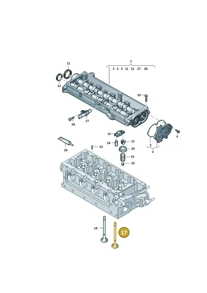 05L109601A — SEAT Leon style (2019-) diagram 884109045, position 17