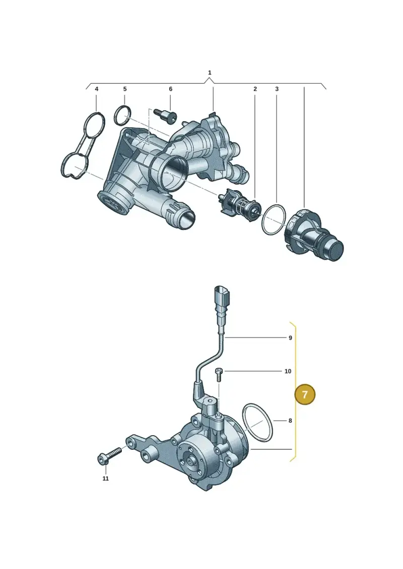 05L121011E — SEAT Formentor TSI CUPRA (2020-) diagram 7t0121080, position 7