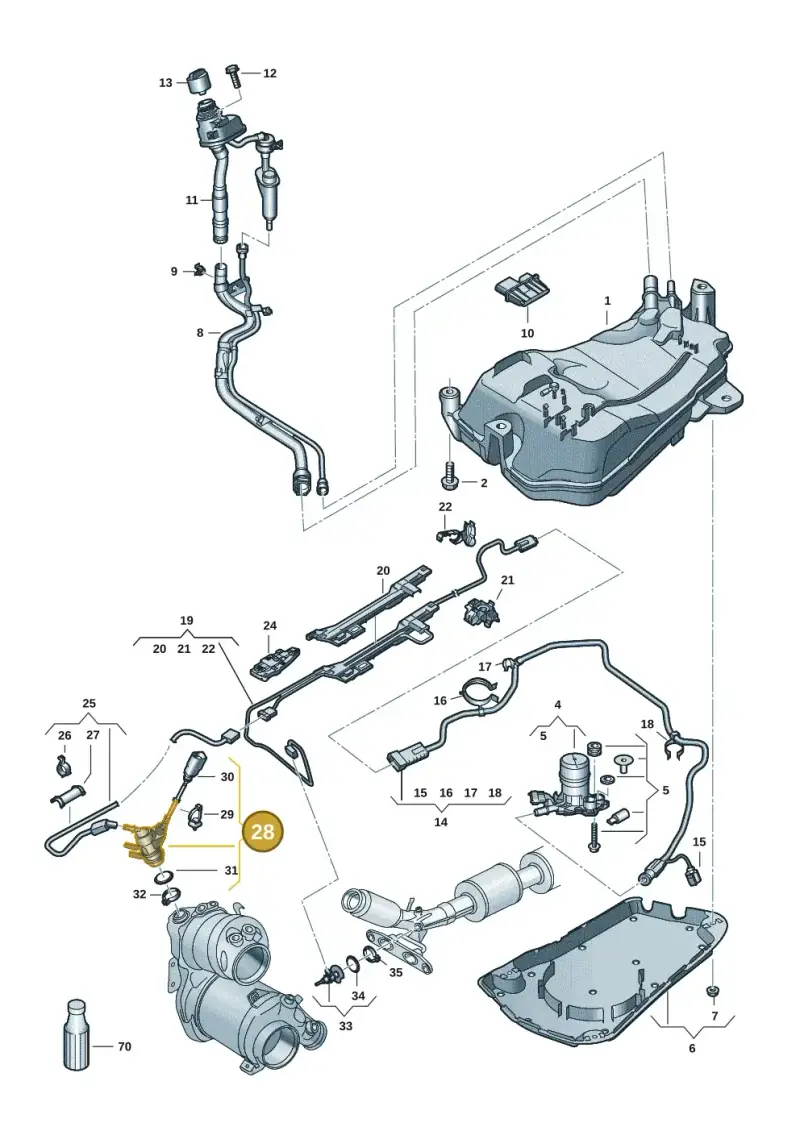 05L131113Q — SEAT Formentor TSI CUPRA (2020-) diagram 5h0253104, position 28