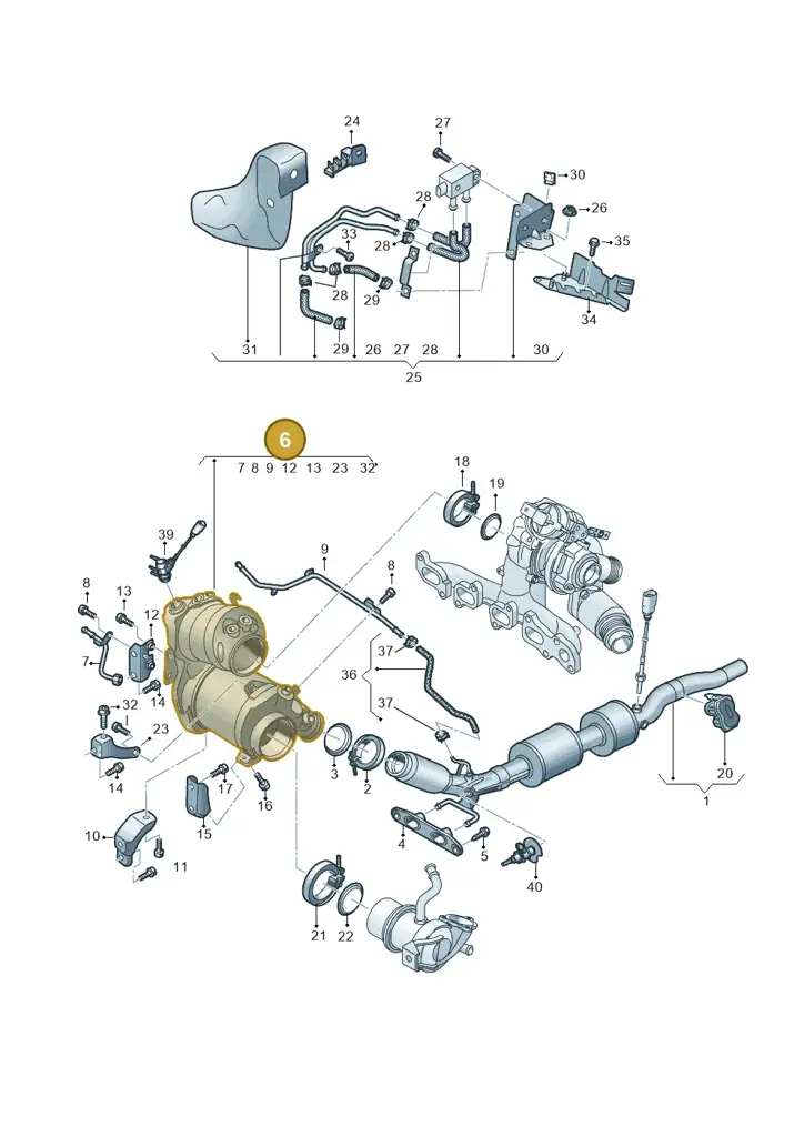 05L131601KX — SEAT Leon style (2019-) diagram 793253054, position 6