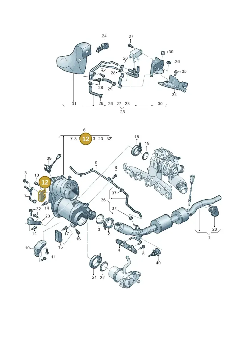 05L131645M — SEAT Formentor TSI CUPRA (2020-) diagram 793253054, position 12