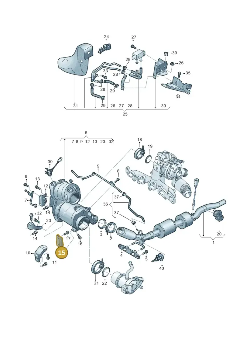 05L131645P — SEAT Formentor TSI CUPRA (2020-) diagram 793253054, position 15
