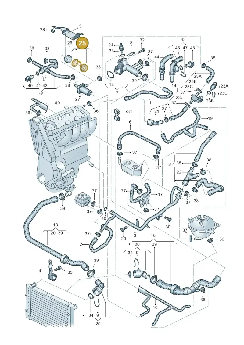 066959209 — SEAT Alhambra (2006-2010) diagram 244121300, position 25